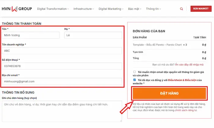 Template Biểu đồ Pareto: Tối ưu hoá quy trình làm việc và ra quyết định 17 Tải Template Biểu đồ Pareto “miễn Phí” Từ HVN Group (2)