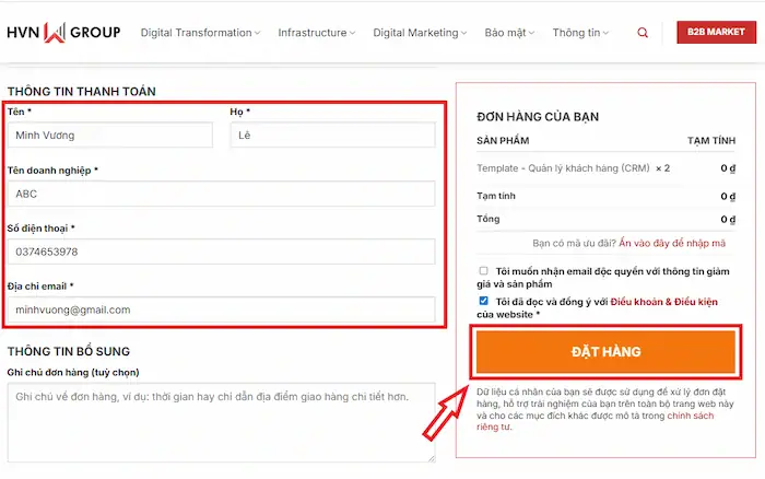 Template Quản lý doanh nghiệp: Chuẩn hoá quy trình và giảm thiểu sai sót 25 Tải Và Sử Dụng Template Quản Lý Doanh Nghiệp “miễn Phí” Từ HVN Group (2)