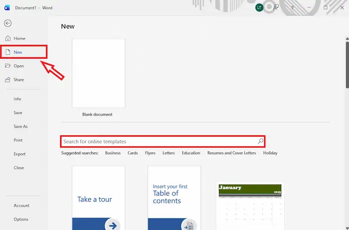 100+ Mẫu Template Word đẹp, chuyên nghiệp (Tải Miễn phí 2026) 25 Tìm Kiếm Template Ngay Trong ứng Dụng Word