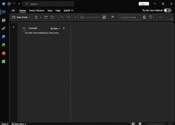 Cách thay đổi giao diện Outlook trên máy tính & điện thoại chi tiết 23 Bật Dark Mode Trong Outlook (2)