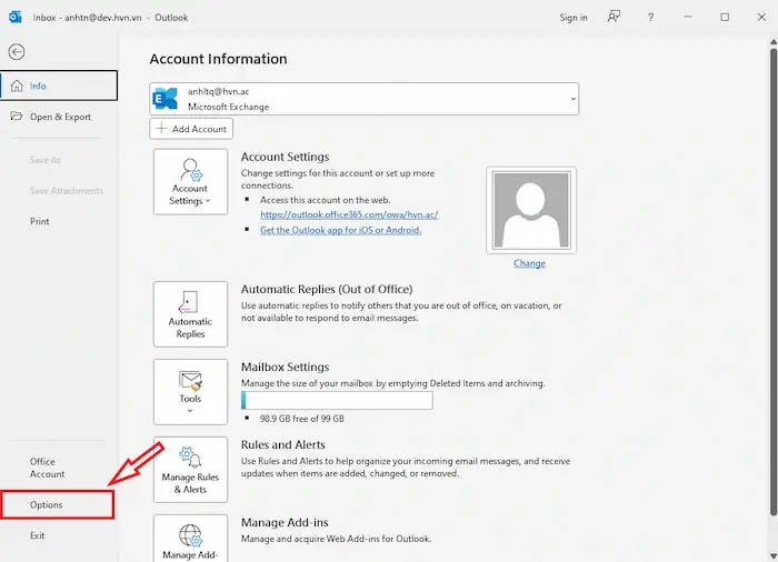 Cách thay đổi giao diện Outlook trên máy tính & điện thoại chi tiết 21 Bật Dark Mode Trong Outlook