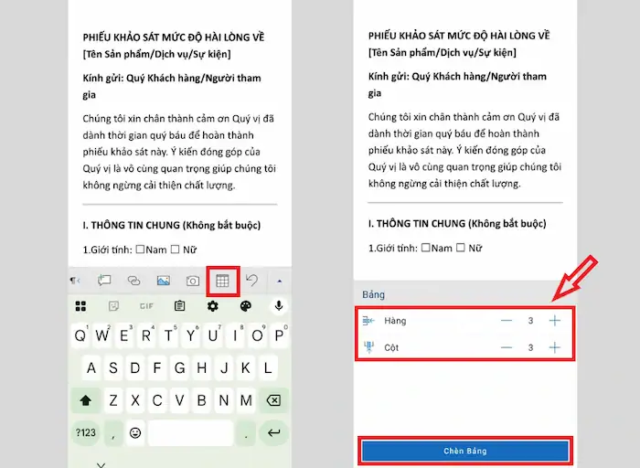 Cách tạo bảng trong Word trên điện thoại cực đơn giản từ A - Z 15 Cách Tạo Bảng Trong Word Trên điện Thoại Từ A Z (1)