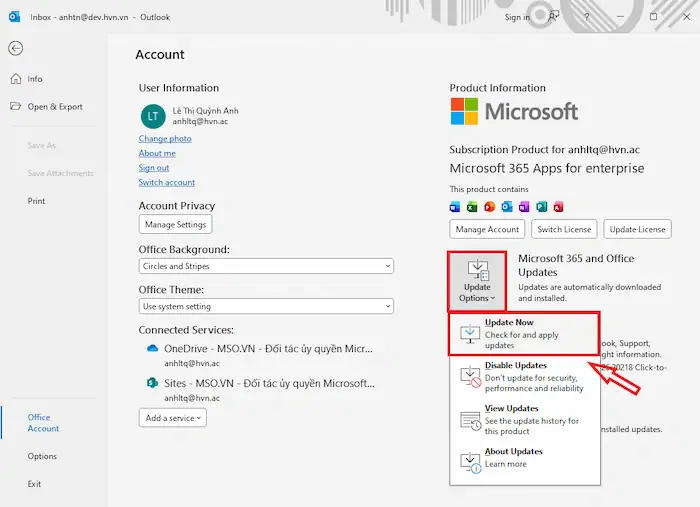 Cách thay đổi giao diện Outlook trên máy tính & điện thoại chi tiết 33 Không đổi được Theme Outlook