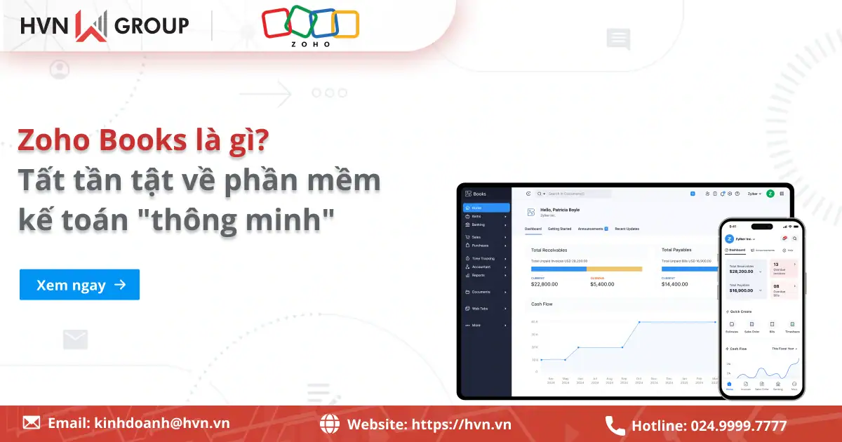 Zoho Book Là Gì   Tất Tần Tật Về Phần Mềm Kế Toán Thông Minh