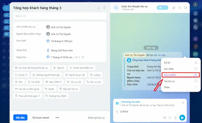 Bitrix24 Copilot là gì? Tổng quan về "Trợ lý AI" thế hệ mới 24 Kích Hoạt Bitrix24 CoPilot Trong Task (1)