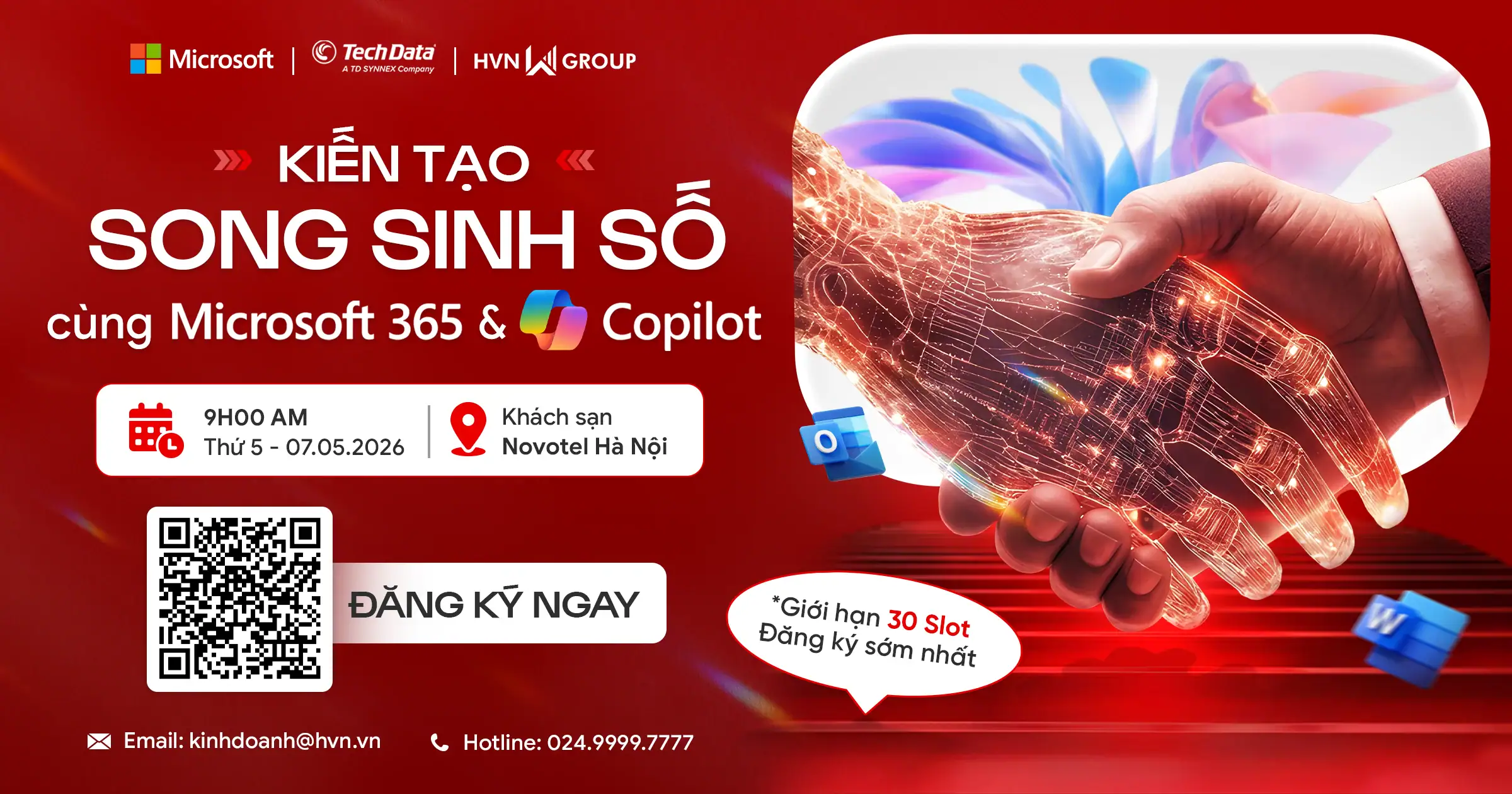 [Offline Event] Kiến Tạo Song Sinh Số Cùng Microsoft 365 & Copilot