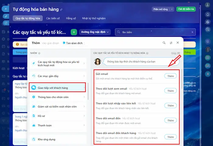 Cách tạo khách hàng tiềm năng tự động với Bitrix24 hiệu quả 49 Thiết Lập Triggers (Bộ Kích Hoạt) Trong Bitrix24
