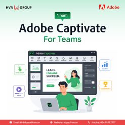 Adobe Captivate for teams - 1 năm