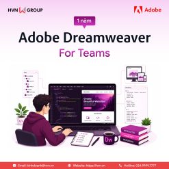 Adobe Dreamweaver for teams - 1 năm