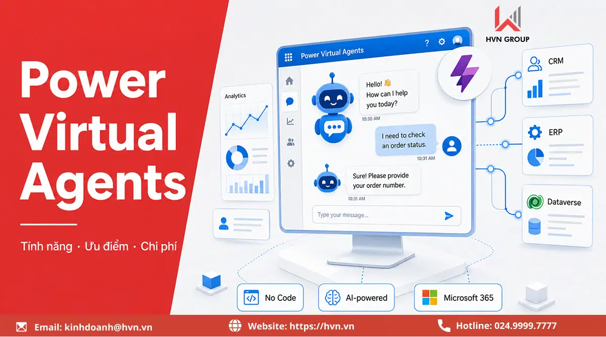 Power Virtual Agents là gì? Tính năng, Ưu điểm & Chi phí bản quyền 17 Power Virtual Agents Là Gì Tính Năng, Ưu điểm & Chi Phí Bản Quyền