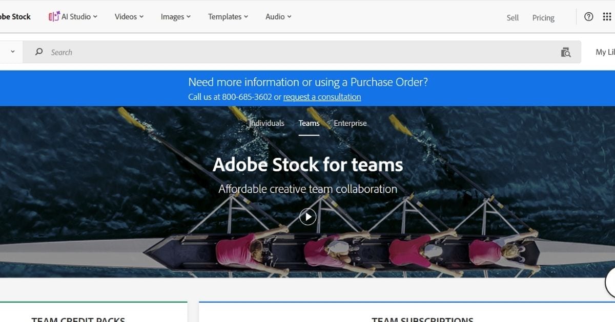 Adobe Stock for teams (Small) - 1 năm 1 Adobe Stock for teams (Small) là gì?