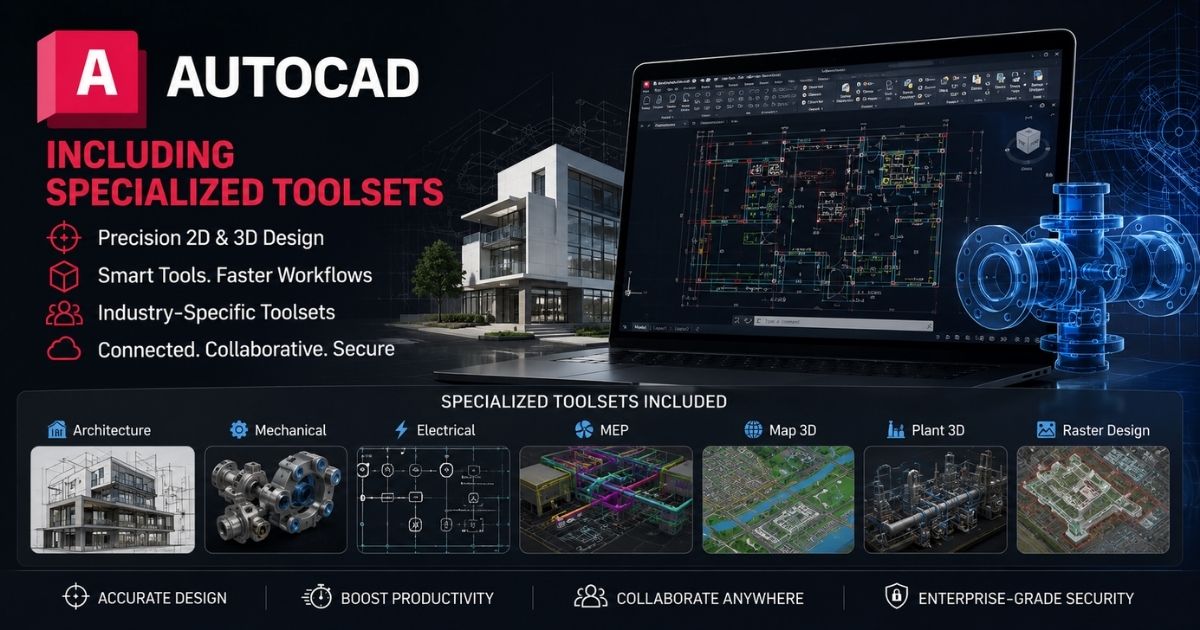 AutoCAD - including specialized toolsets AD - 1 năm 1 AutoCAD - Including Specialized Toolsets AD là gì?
