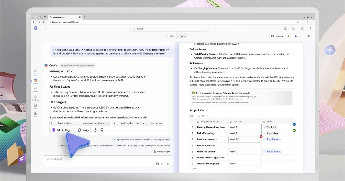 Microsoft 365 Copilot - 1 Năm 3 Copilot Pages – Không gian cộng tác AI thế hệ mới