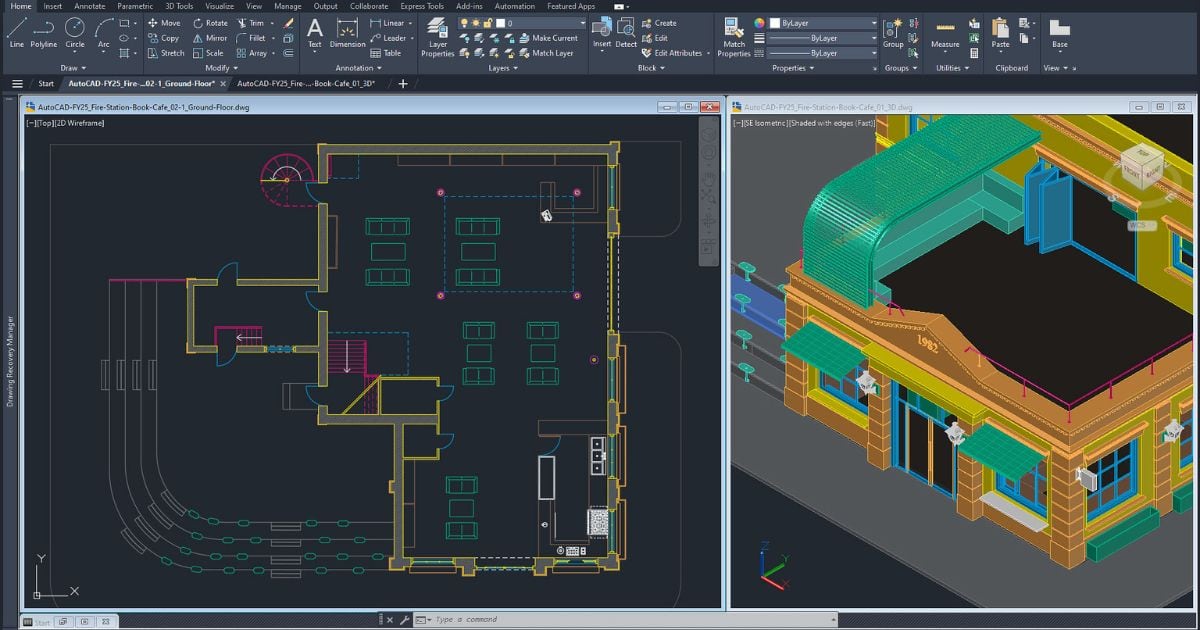 AutoCAD LT - 1 năm 2 Thiết kế và phác thảo 2D chính xác tuyệt đối