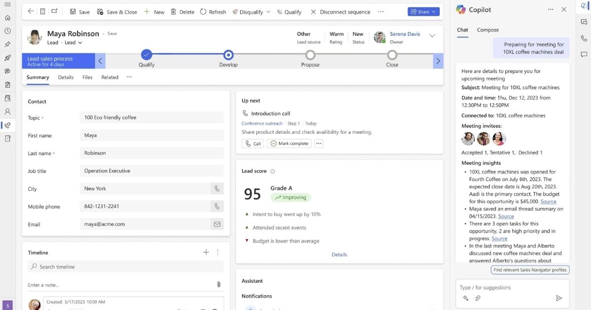 Microsoft Copilot for Sales - 1 Năm 4 Nâng cao năng suất và quản trị dữ liệu CRM