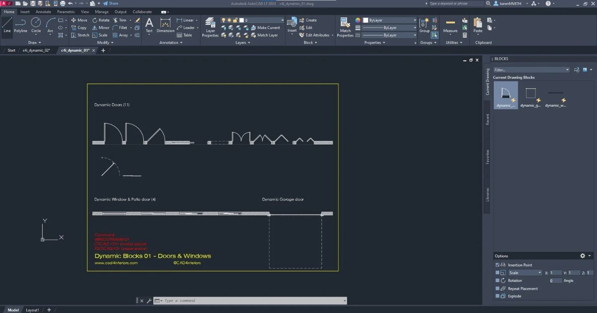 AutoCAD LT - 1 năm 4 Quản lý khối thông minh với Smart Blocks và Dynamic Blocks