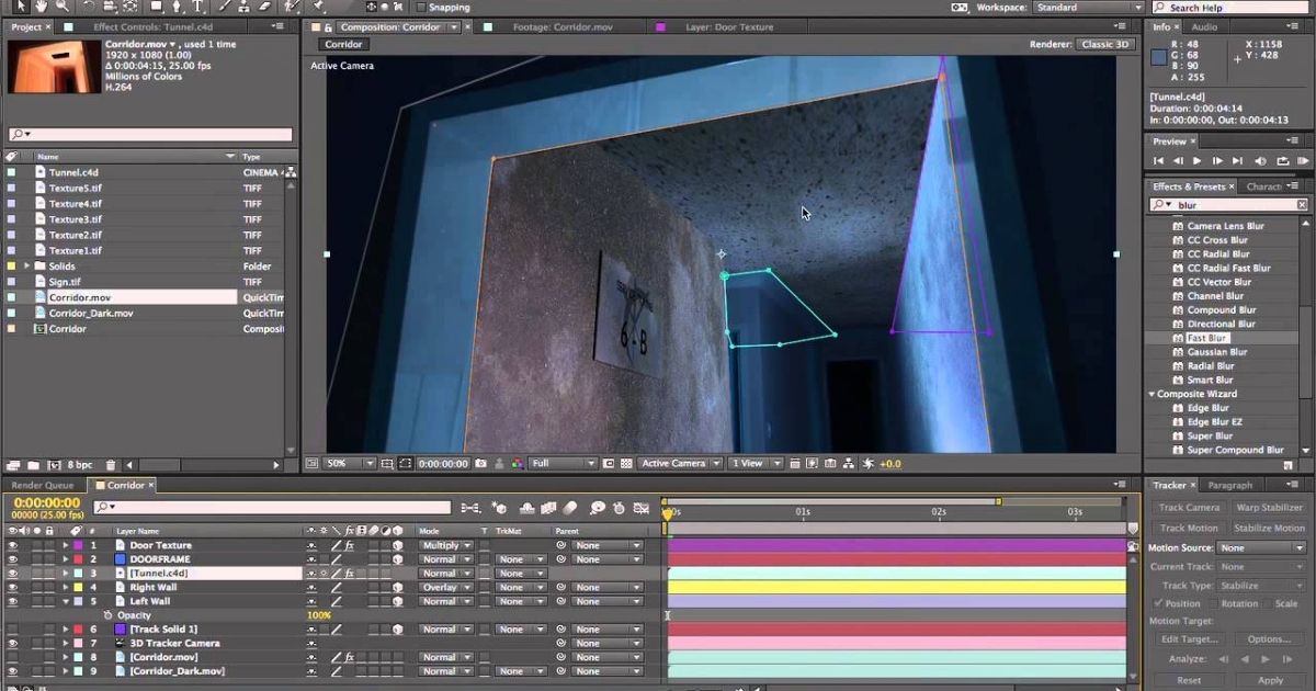 Adobe After Effects for teams - 1 năm 3 Visual Effects (VFX) và Compositing đa lớp