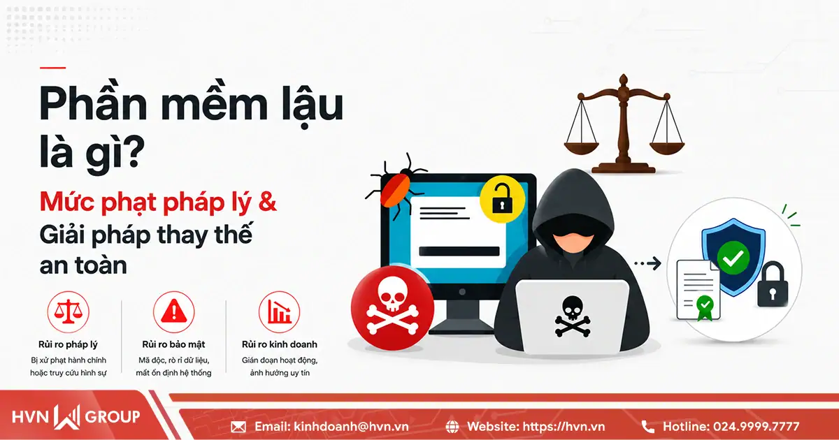 Phần mềm lậu là gì? Mức phạt pháp lý & Giải pháp thay thế an toàn 11 Phần Mềm Lậu Là Gì Mức Phạt Pháp Lý & Giải Pháp Thay Thế An Toàn