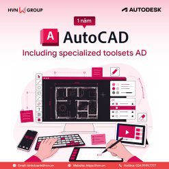 AutoCAD - including specialized toolsets AD - 1 năm
