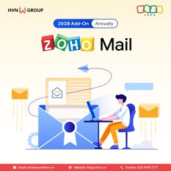 Zoho Mail 25GB Add-On - Annually