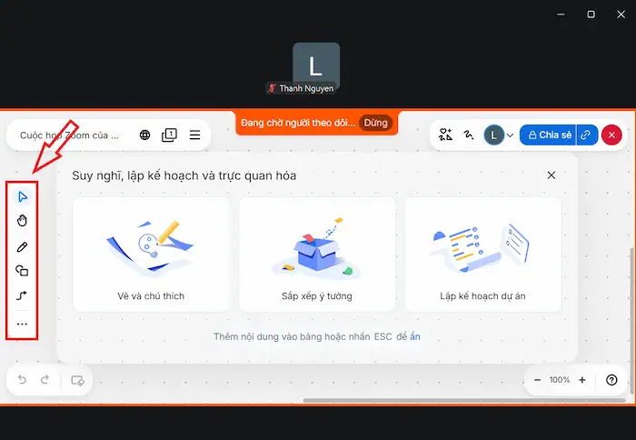 Cách vẽ hình trên Zoom bằng máy tính, điện thoại từ A-Z 27 Cách Vẽ Hình Trên Zoom Bằng Công Cụ Bảng Trắng (Whiteboard) 1