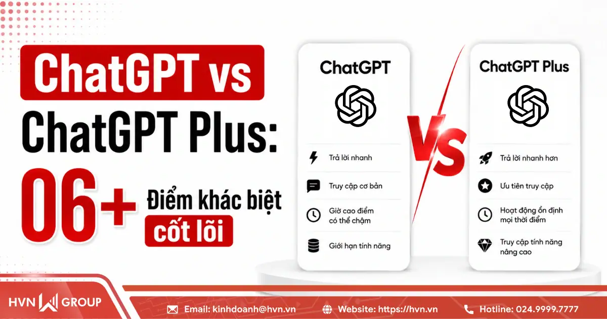 ChatGPT vs ChatGPT Plus: 06+ Điểm khác biệt cốt lõi bạn cần biết 12 ChatGPT Vs ChatGPT Plus 06+ Điểm Khác Biệt Cốt Lõi Bạn Cần Biết