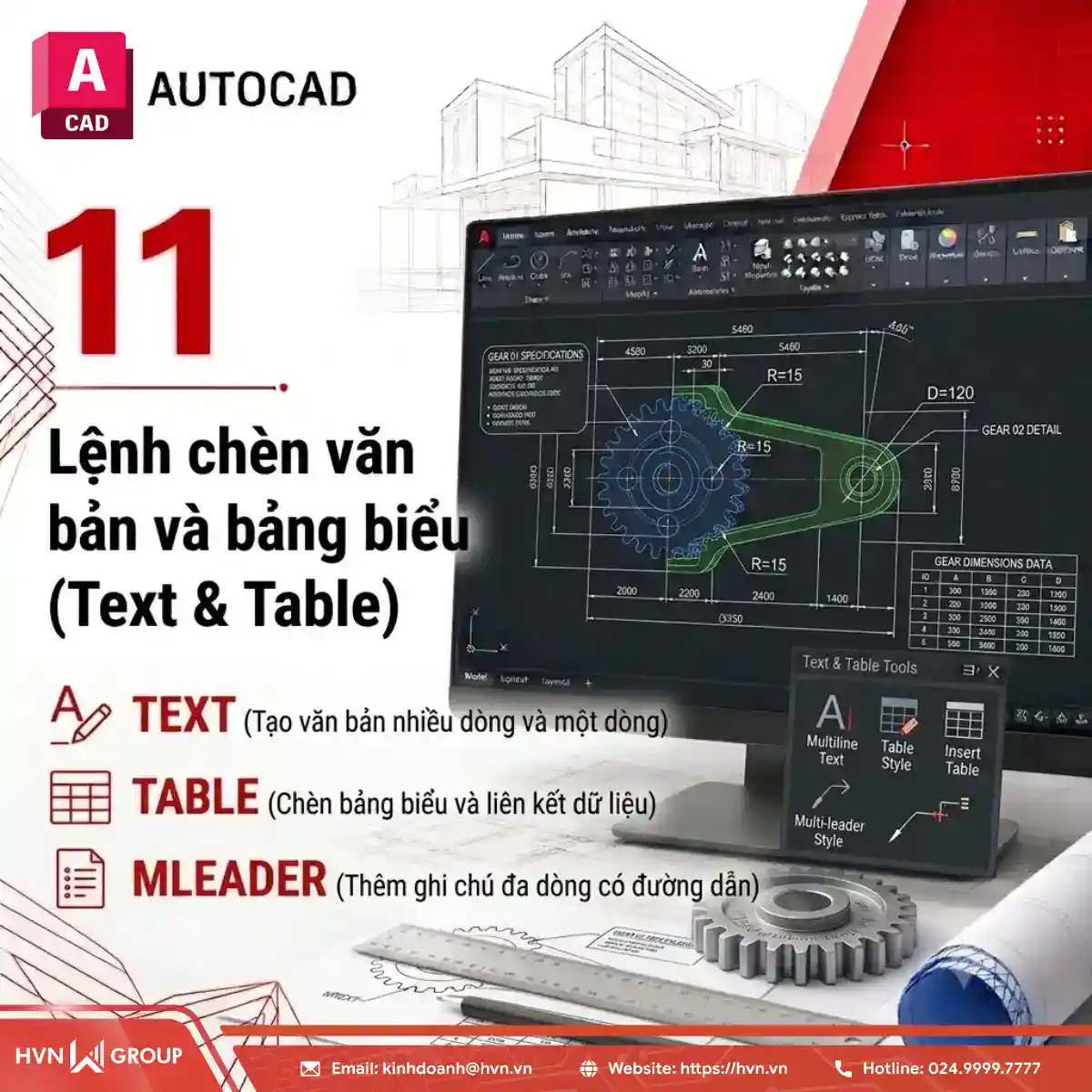 Tổng hợp 150+ câu lệnh trong AutoCAD thông dụng nhất cho người mới 28 Autocad11 Chen Van Ban Bang Bieu