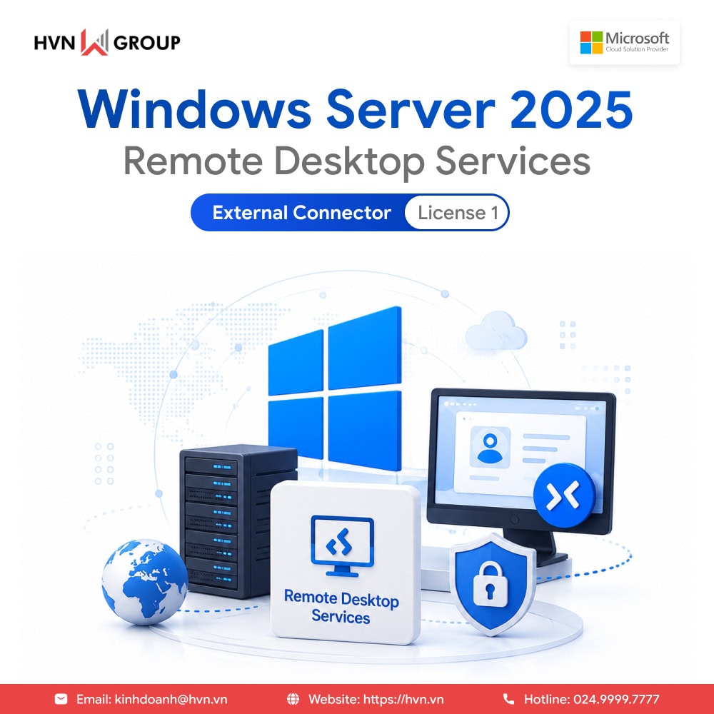 Windows Server 2025 Remote Desktop Services External Connector - License 1