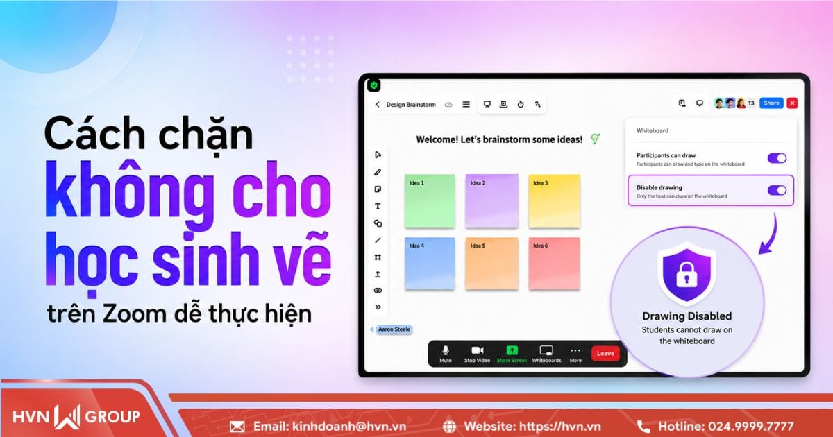 Cách chặn không cho học sinh vẽ trên Zoom dễ thực hiện 21 Cách chặn không cho học sinh vẽ trên Zoom dễ thực hiện
