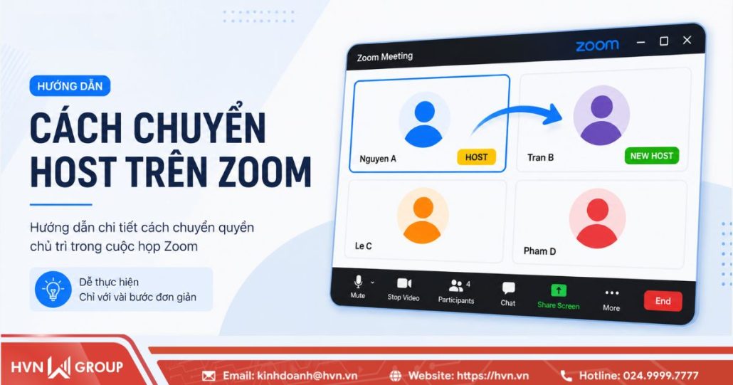 Hướng dẫn cách chuyển Host trên Zoom nhanh chóng 9 Hướng dẫn cách chuyển Host trên Zoom nhanh chóng và dễ thực hiện