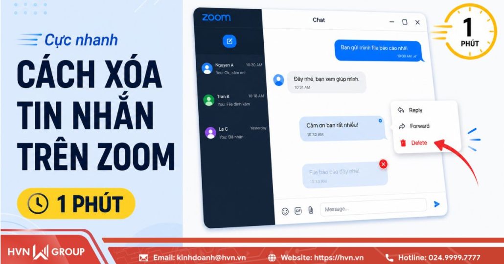 Các cách xóa tin nhắn trên Zoom cực nhanh chỉ trong 1 phút 12 Cách xóa tin nhắn trên Zoom cực nhanh chỉ trong 1 phút