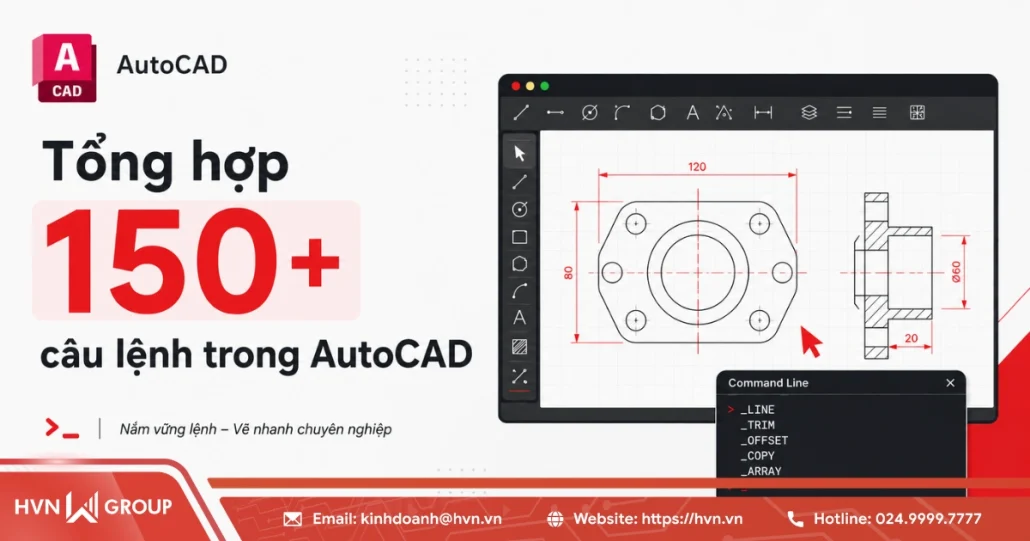 Tổng hợp 150+ câu lệnh trong AutoCAD thông dụng nhất cho người mới 17 Lenh Trong Autocad
