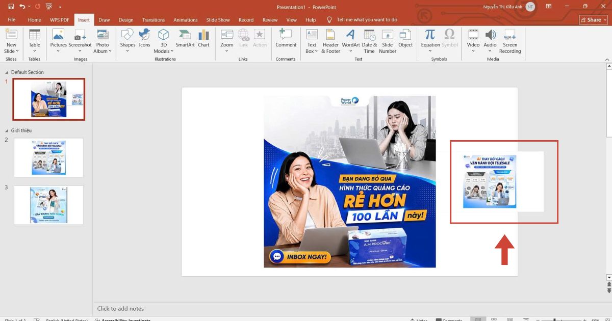 05 Cách dùng hiệu ứng phóng to ảnh trong PowerPoint chi tiết từ A-Z 48 Sắp xếp và dàn trang