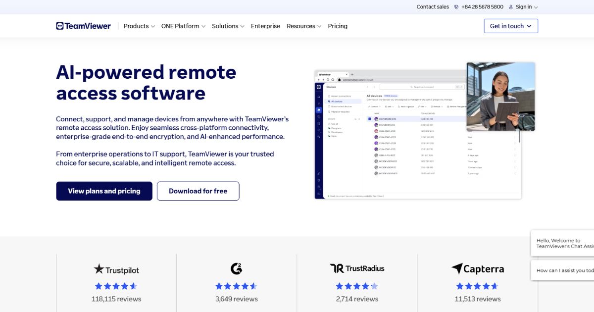 Tư vấn mua TeamViewer bản quyền: Báo giá & giải pháp tối ưu 11 TeamViewer dành cho cá nhân (For single users)