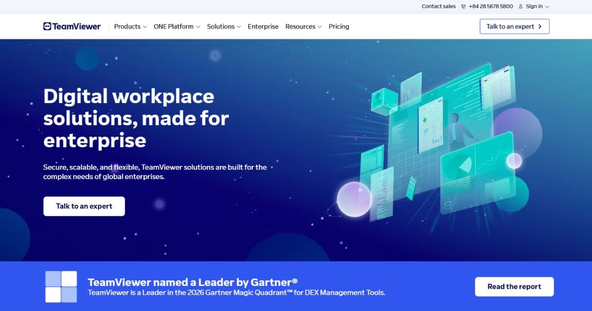 Tư vấn mua TeamViewer bản quyền: Báo giá & giải pháp tối ưu 13 TeamViewer dành cho doanh nghiệp quy mô lớn (For enterprise)