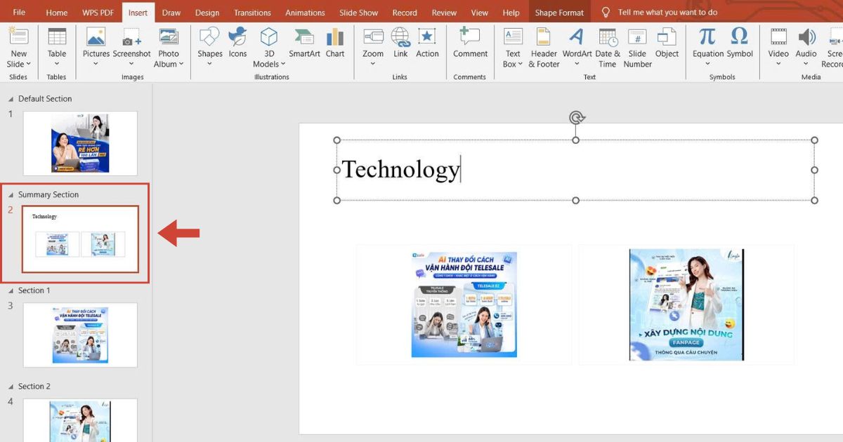 05 Cách dùng hiệu ứng phóng to ảnh trong PowerPoint chi tiết từ A-Z 51 Trang chiếu Tóm tắt (Summary Section)