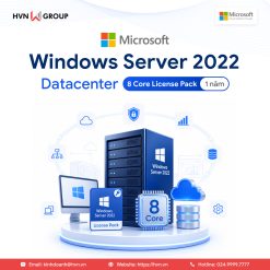 Windows Server 2022 Datacenter 8 Core License Pack 1 Nam
