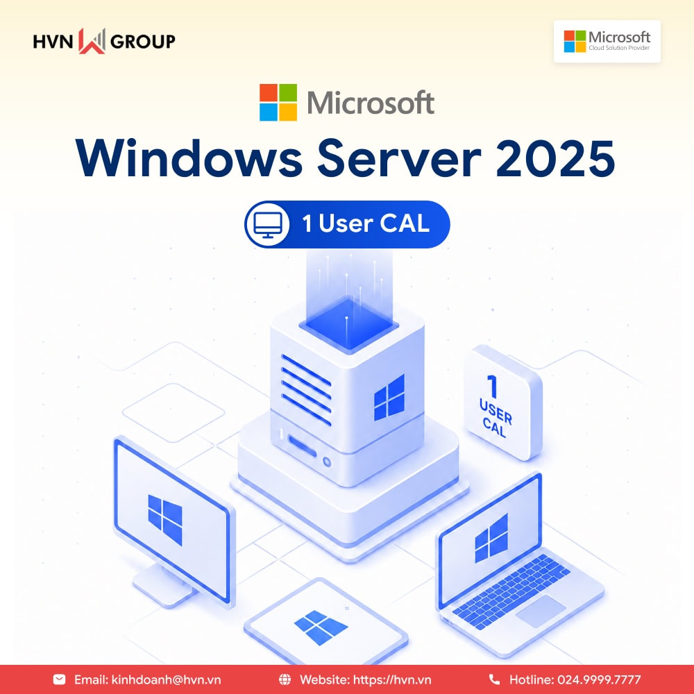Windows Server 2025 - 1 User CAL