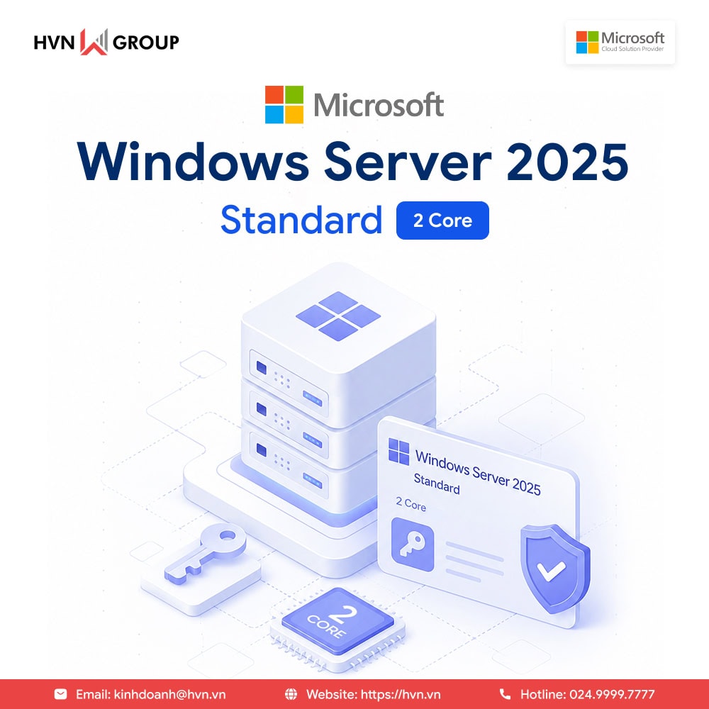 Windows Server 2025 Standard - 2 Core