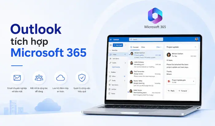 Tư vấn mua Outlook bản quyền: So sánh bảng giá & phương án mua phù hợp 10 Bản Quyền Outlook Tích Hợp Microsoft 365