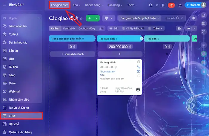 Hướng dẫn tạo kế hoạch bán hàng trên Bitrix24 “chuẩn” từ A-Z 50 Tạo Nhiệm Vụ Và Phân Công Công Việc Trên Bitrix24