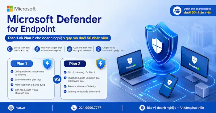 Tư vấn mua Microsoft Defender for Endpoint chuẩn xác & tối ưu chi phí 9 Tư Vấn Mua Microsoft Defender For Endpoint Cho Doanh Nghiệp Dưới 50 Nhân Viên