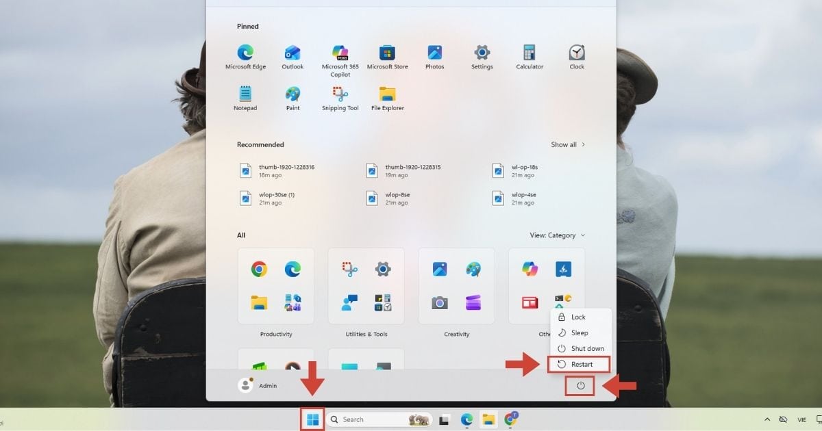11 Cách sửa lỗi Unable to connect trên Zoom thành công 100% 42 Khởi động lại máy tính