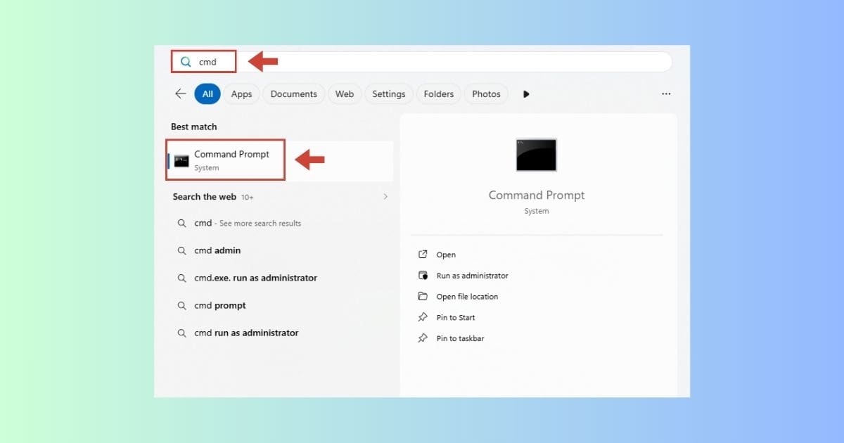 11 Cách sửa lỗi Unable to connect trên Zoom thành công 100% 47 gõ cmd hoặc Command Prompt