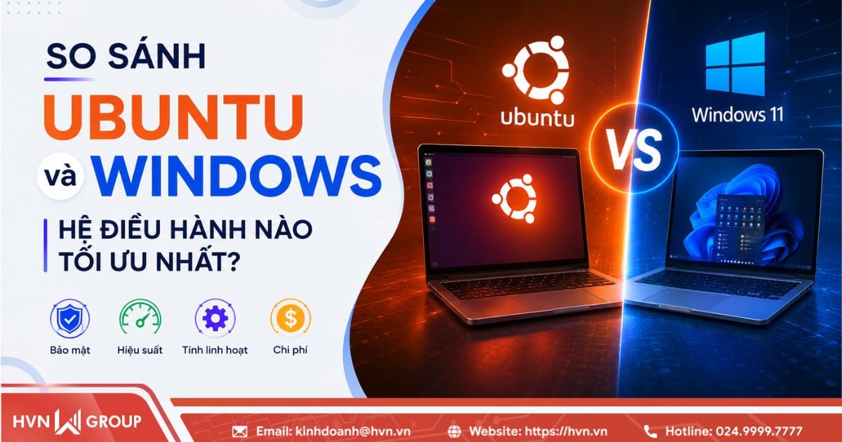 So sánh Ubuntu và Windows: Hệ điều hành nào tối ưu nhất?