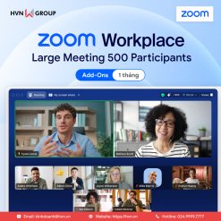 Zoom Workplace Large Meeting 500 Participants Add-Ons - 1 Tháng