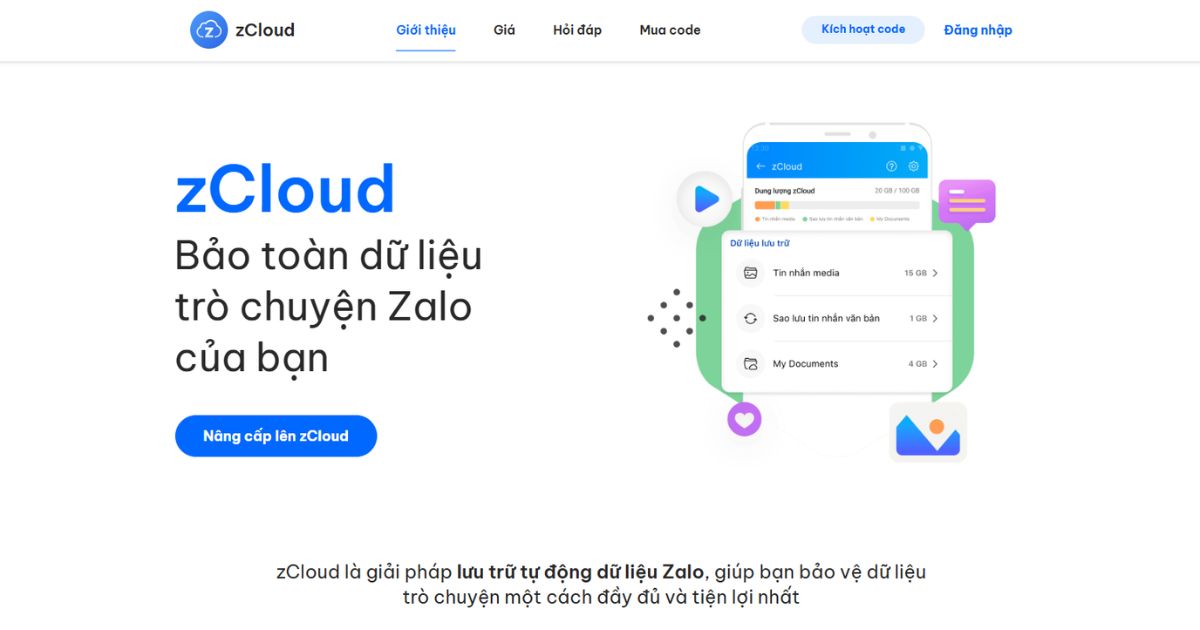 Tư vấn mua zCloud: Bảng giá & lựa chọn phù hợp theo nhu cầu 21 Gói zCloud Nâng cao - 1TB