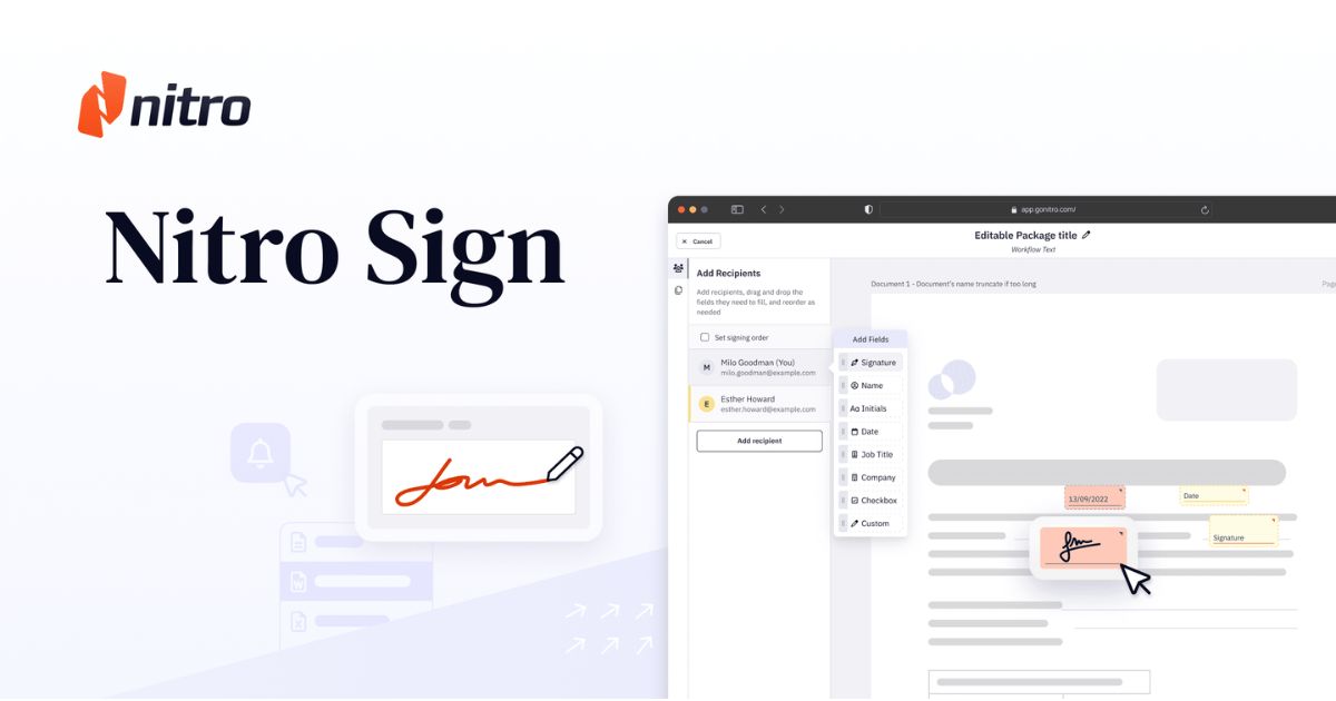 Tư vấn mua Nitro bản quyền: Bảng giá & giải pháp tối ưu 19 Nitro Sign Standard
