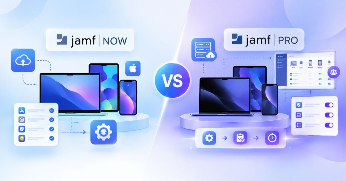 Jamf Now và Jamf Pro: So sánh chi tiết, nên chọn gói nào? 16 Khả năng cấu hình và tự động hóa