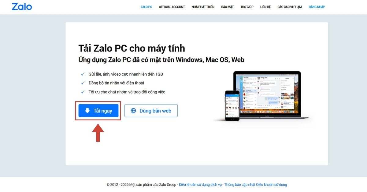 Giải đáp Zalo Business đăng nhập được bao nhiêu thiết bị? 19 Tải và cài đặt ứng dụng Zalo PC chính thức
